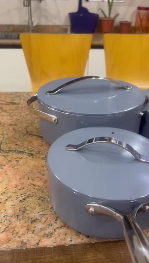 Ceramic Coating Cookware Set in Vibrant Colors