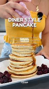 This quick diner style pancake recipe is one of those reliable breakfast recipes every home cook needs. The kind you can make half-asleep and still end up with fluffy, golden pancakes stacked high on the plate. The batter is straightforward, no fancy techniques, and the results are consistent every time. Soft centers, lightly crisp edges, and pancakes that soak up butter and syrup perfectly. It’s the kind of breakfast that makes everyone happy without extra effort. Minoo’s Pro Tip: Wait until bu