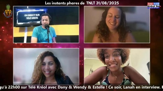 Revivez les instants phares de Tropical Night Live Tour Emission du 31/08/2025 sur Télé Kréol animée par Dany et Wendy & Estelle ✨Le zoom à zoom avec Dany & Lanah Mizik Le site officiel de ton émission : www.tropicalnight.re | Télé Kréol | Facebook