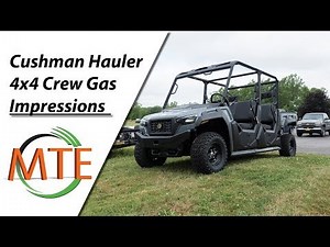 Cushman Hauler 4X4 Crew Impressions