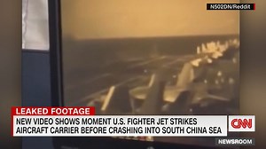 30K views · 335 reactions | The Pentagon confirms the authenticity of newly leaked footage of a F-35 jet crashing onto the deck of an aircraft carrier off the South China Sea. CNN's Barbara Starr has more. | CNN | Facebook