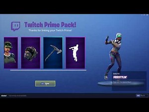 *NEW* TWITCH PRIME PACK #2 ITEM SHOWCASE - FORTNITE
