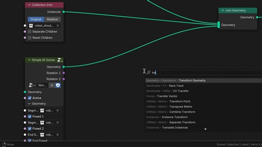 Blender 轻便式 IK 解算器