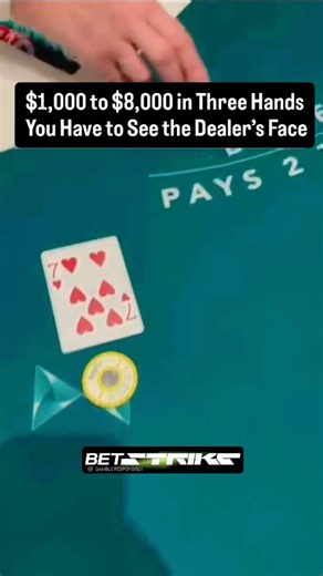 gamblerslave on Instagram: "That moment when you sit down with a $1,000 buy-in and the table immediately rewards you with three perfect doubles in a row. No hesitation, no second-guessing—just flawless momentum. This isn’t luck; this is what seasoned players wait hours for. The adrenaline spikes, the dealer pauses, and the whole table knows you’re on a heater. 🔥 Now the real question for the professionals: you’ve turned $1K into $8K in minutes—are you locking it in, or pressing the edge for one