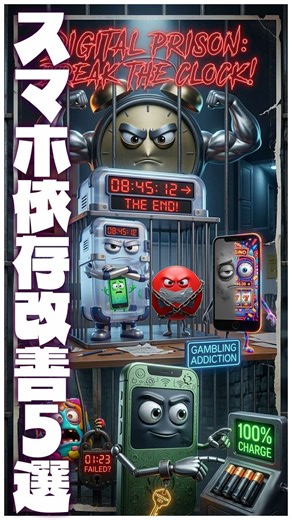 スマホ依存を治す方法5選📱 #ai #スマホ #ライフハック #改善 #豆知識