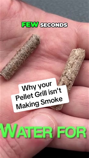 A sneaky reason your pellet grill isn’t making enough smoke may be that your pellets are absorbing moisture and expanding. Keep them in a good airtight container and not out in the hopper for extended periods. #pitboss #pitbossgrills #traegergrills #traeger #bbq