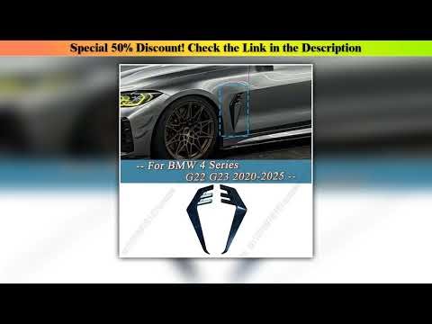 New Arrival For BMW 4 Series G22 G23 2020-2025 Car Exterior Side Wing Air Flow Fender Grill Outlet•