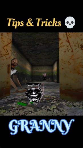 GRANNY SPIDER ESCAPE 💯😬 #granny #grannyvsgrannygame #grannyhorrorgame #shorts #viral