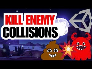 How to kill enemy in unity using collisions (Unity Tutorial)