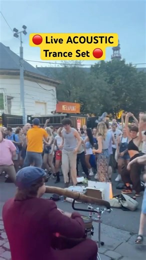 Street Party with ACOUSTIC trance sounds like??? #psytrance #dancemusic #rave #trancemusic