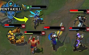 外服大神们极限1V5五杀精彩瞬间！THE ULTIMATE 1V5 PENTAKILL MONTAGE - lol英雄联盟