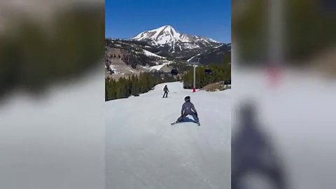 WATCH: Prince Archie shows off skiing skills
