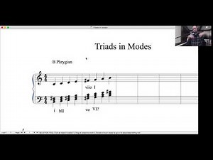Triads in Modes