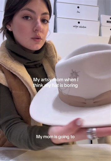 DIY Cowboy Hat Transformation with Feathers and Pearls