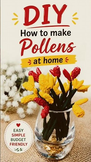 How To Make Pollens At Home 💥 Budget Friendly And 🤫 Easy To Make