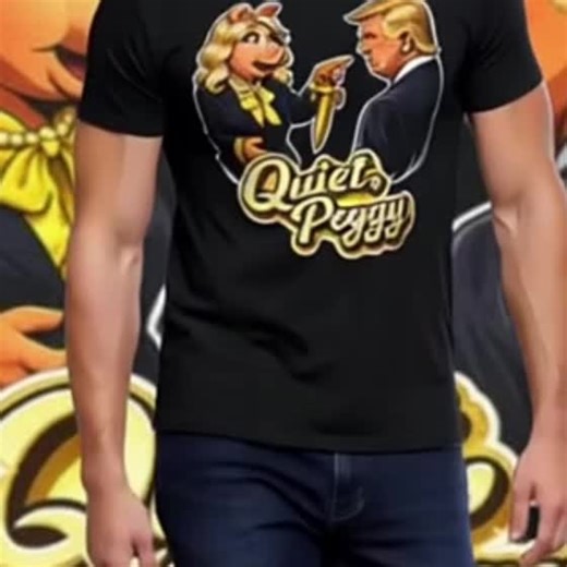 Quiet, Peggy T-Shirt Sasha Riley Shirt. Sascha Riley shirt. Anti Trump shirt, Anti Maga shirt, anti ice shirt, trump is a monster, dump trump, maga is a cult, stake tent . Trump not releasing the Epstein files. Epstein cover up. #dumptrump #trumpforprison #antimaga #shirt #fyp