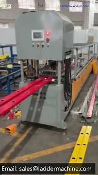 Fully Automatic Punching Machine for the D Rung Hole on the FRP Ladder Profile.