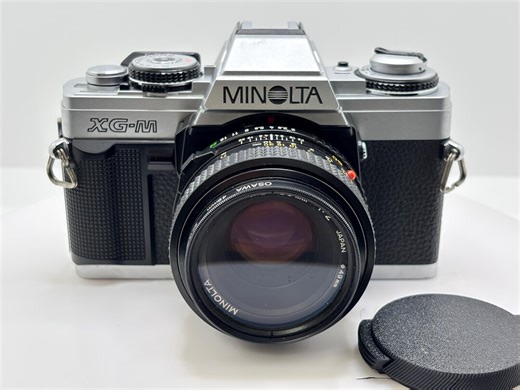MINT - Minolta XG-M Camera W/50mm F2.0 Lens (film Tested and Serviced) - Etsy