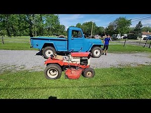 1968 Simplicity 3210v garden tractor (Walk around)