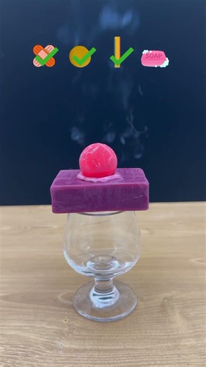 Soap vs Hot Ball... Who can survive longer? #paperproducts #shortsfeed