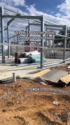 Owner builder shed progress: Still a few weekends away from being finished, but it’s already giving us good visuals of how we want to use the space. Also realising I might need to officially claim a corner.. or start planning a she-shed..