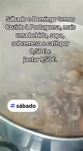 Cozido à Portuguesa: Sábado e Domingo de Tradição