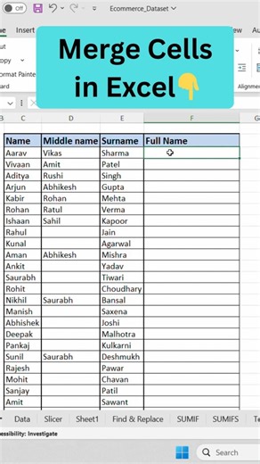 TEXTJOIN Formula in Excel 🔥Merge text in excel