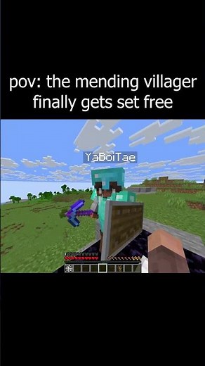 pov: the mending villager finally gets set free