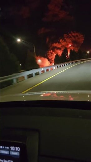 Tanker fire shuts down all lanes of Kentucky interstate