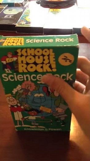 VHS Tapes #3 Schoolhouse Rock Science Rock 1995 VHS