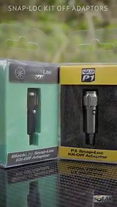Our Brand New Snap-Loc kit off adaptors 🧲 Now available from Solar Stockists ✅ Quick-release, magnetic adaptors, updated for the P1 and new Black-Lite Aluminium ranges. Perfect for a speedy attachment of storm poles to your chosen bivvy, for quick attachment/detachment of back rests or alarms from banksticks and buzz bars, and for a multitude of other uses. Designed and manufactured in the UK and featuring our Pozi-Loc nut with 5-spoke design for secure attachment and perfect alignment. - Avail