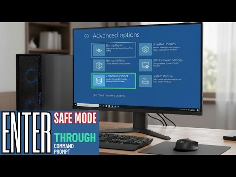 how to enter safe mode through command prompt