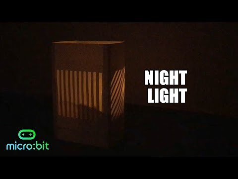 Create a Night Light Using Micro:bit’s Light Sensor #sensor #microbit #diy