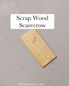 63K views · 718 reactions | DIY Scrap wood scarecrow | Burlap Kitchen | Facebook