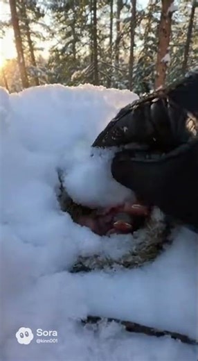 Tiny Birds Found Alive Beneath Avalanche-Covered Nest