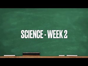 CC Cycle 1 Week 2 Science
