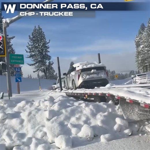 Donner Pass has had quite the week! ❄️🚗Heavy snow created treacherous travel conditions, and tons of vehicles spun out over the past few days along Donner Pass. The good news? Things are much quieter across California this weekend. | WeatherNation