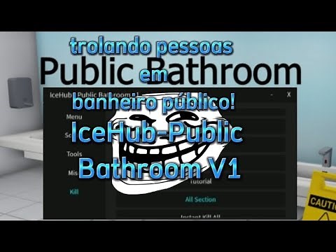Trolando pessoas em banheiro público! || IceHub-Public Bathroom V1 || "GamingYT_2023"