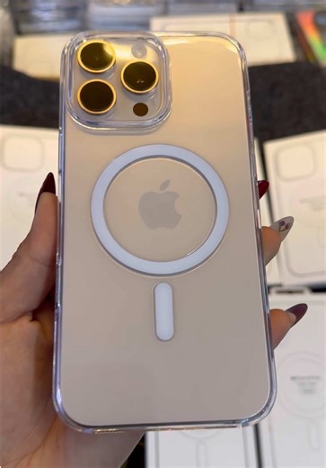 Case Magsafe Lyda Store ថ្លា មិនឡើងពណ៌