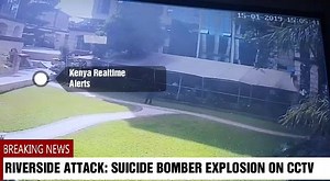 NAIROBI RIVERSIDE TERROR ATTACK SUICIDE BOMBER ON CCTV | Kenya Realtime Alerts