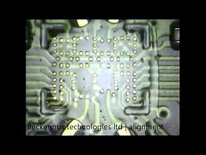Manual flip-chip bonding high accuracy 0.5µ by beckermus