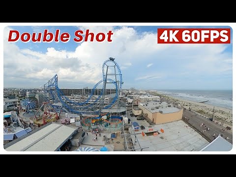 Double Shot on-ride 4K POV @60fps - Playland's Castaway Cove, Ocean City NJ