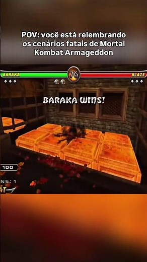 Cenários fatais de Mortal Kombat Armageddon | Stage Fatality Mortal Kombat Armageddon playstation 2