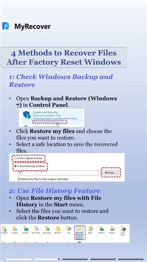 Recover Files After Windows 10 Factory Reset #datarecovery #factoryreset