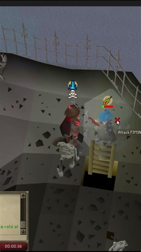 Ags meets Wilderness Agility | #osrs #shorts