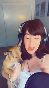 In the Studio with Casper... singingdog kellyclarkson sinceyouv... | Mss Pam