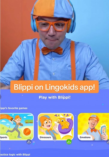 Blippi's mastering his pizza making skills — zero mess, all the fun! Grab your little chef and discover more interactive Blippi games & activities like this one in the @Lingokids app. #blippi #lingokids #playlearning #parents