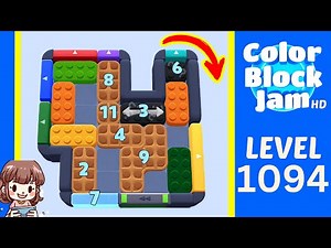 Color Block Jam Level 1094 Solution Walkthrough