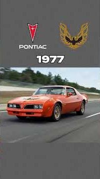 Pontiac Firebird Evolution (1967–2002)