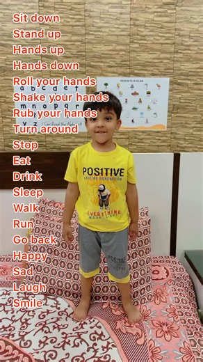 ✨ Learn action words through fun and play! 🏃‍♀️🎉 A simple activity to build vocabulary, language, and communication skills. 💛 #actionwords #learningthroughplaying #preschoolactivities #earlylearning #homeschoolmom